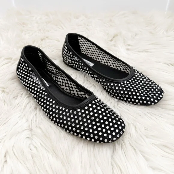 Steve Madden Auden Embellished Flat 8 - Picture 2 of 11